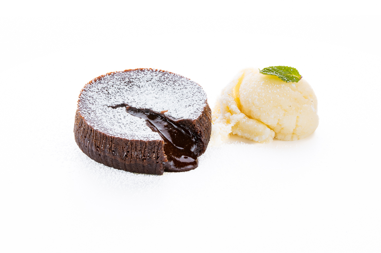 Titelbild für: Warmer Schokoladenkuchen Titelbild: Warmer Schokoladenkuchen