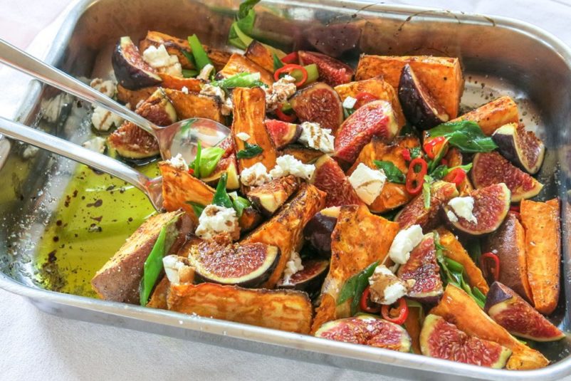 Süsskartoffeln mit Feigen