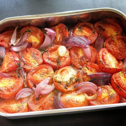 Gegrillte Tomaten