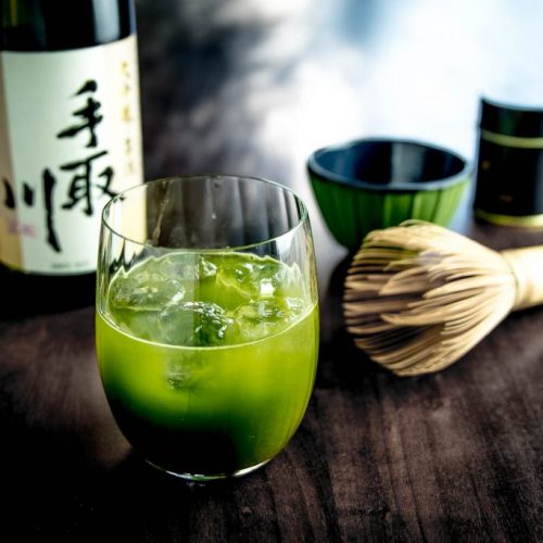 Gin Cocktail mit Sake