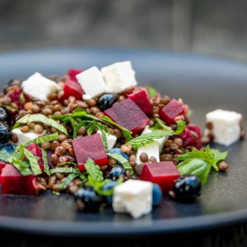 Linsensalat mit Roter Beete