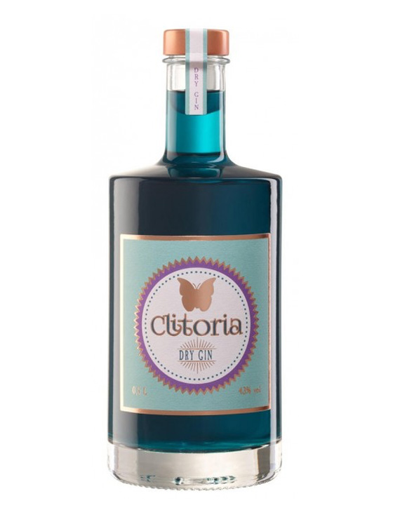 gin-bayern_0005_Clitoria Gin Gin Flasche von: Clitoria Dry Gin