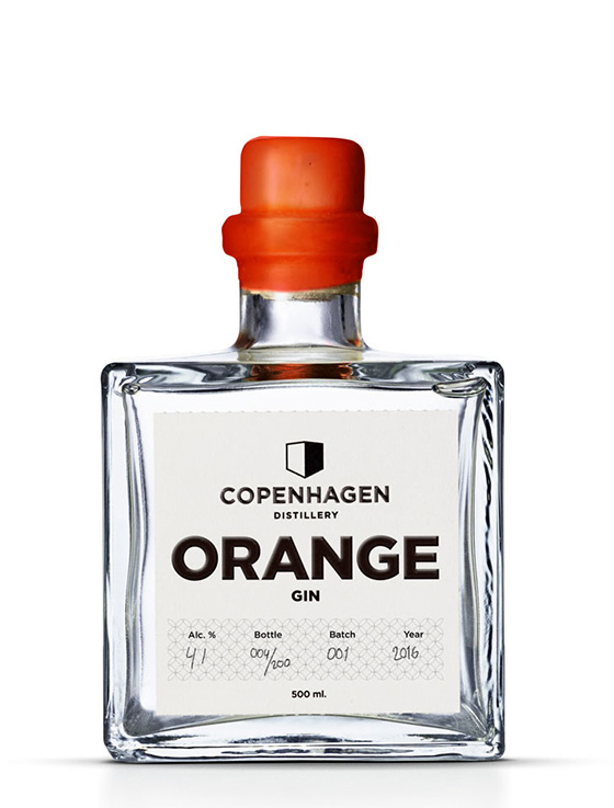 Copenhagen-Distillery-Orange-Gin Gin Flasche von: Orange Gin